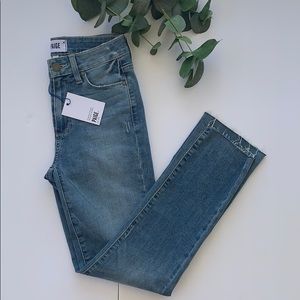 PAIGE ‘Dylan Straight’ Raw Hem Denim